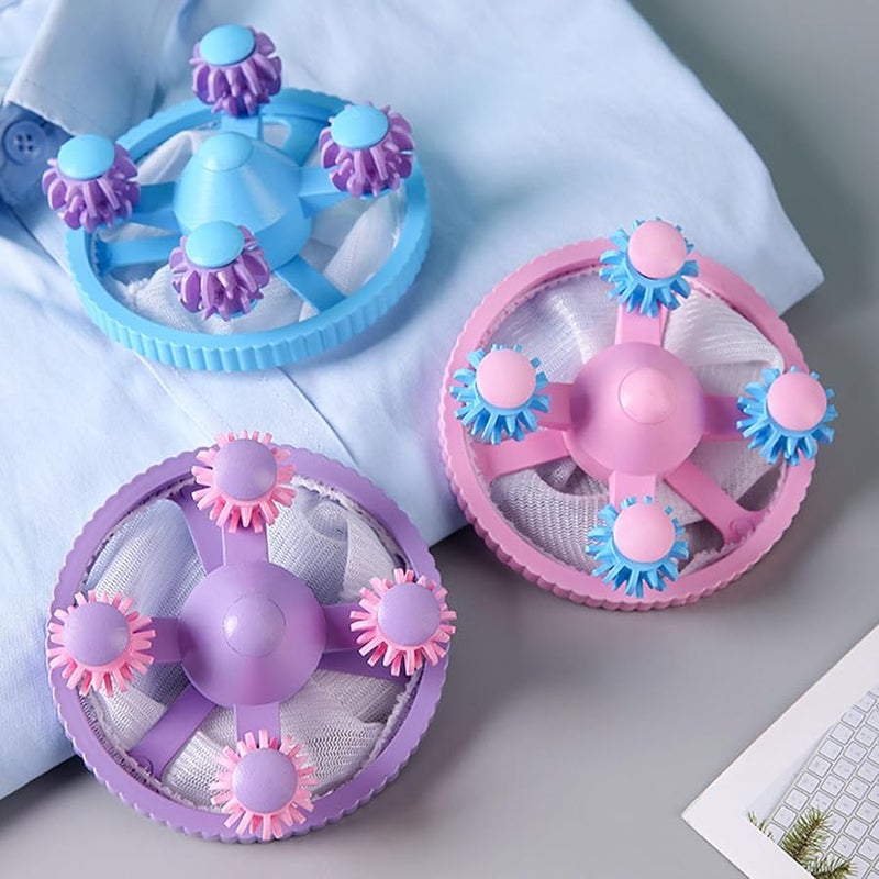 كيس شبكي أزرق للغسالة لاحتجاز الشعر وإزالة الوبر والجزيئات - Image 3